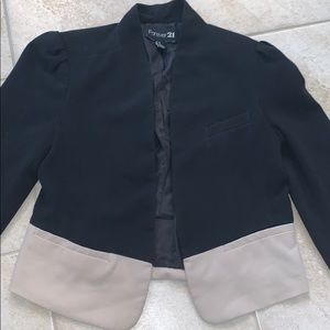 Forever 21 cropped dress jackets